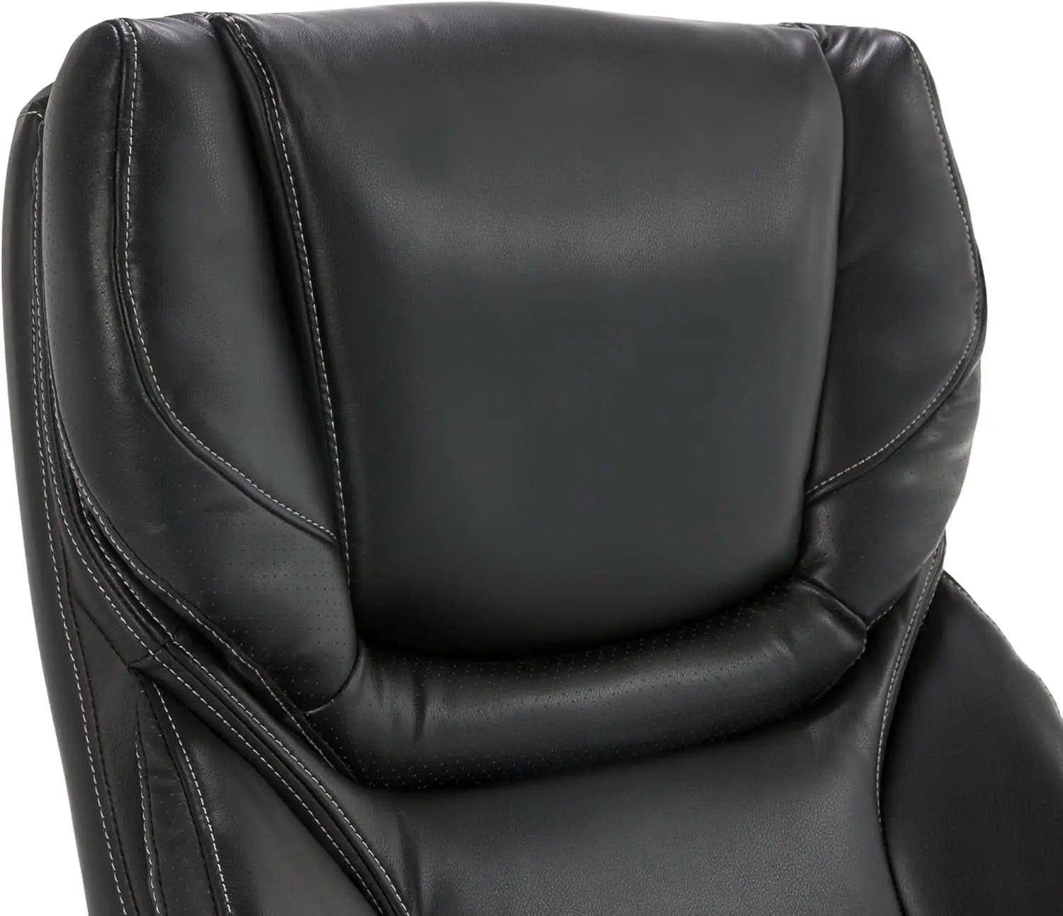 Big And Tall Executive Office Chair With Wood Accents from PriceLows™