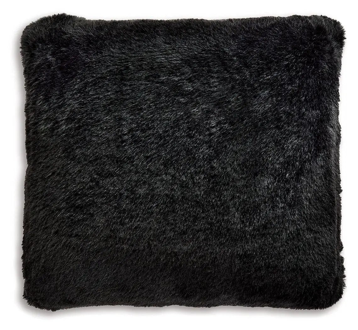 Gariland Faux Fur Throw Pillow | Faux Rabbit Fur | 20 x 20 Inch | Plush Feel
