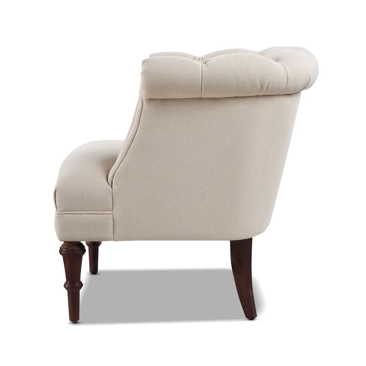 Katherine Tufted Accent Chair | 3 Pieces | Fabric & Plywood | Living Room