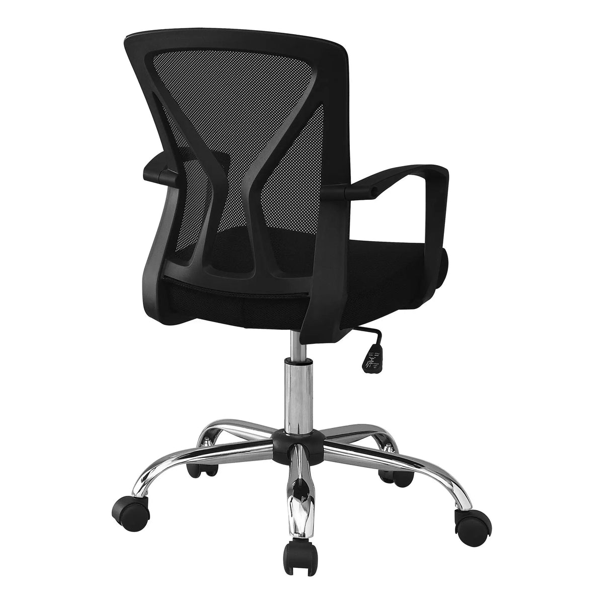 Mid-Back Office Chair | Adjustable Height Swivel | Curved Backrest | Breathable Fabric