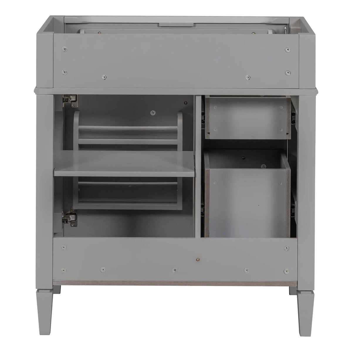 Bathroom Vanity | 3 Drawers | Blue Finish | Tip Out