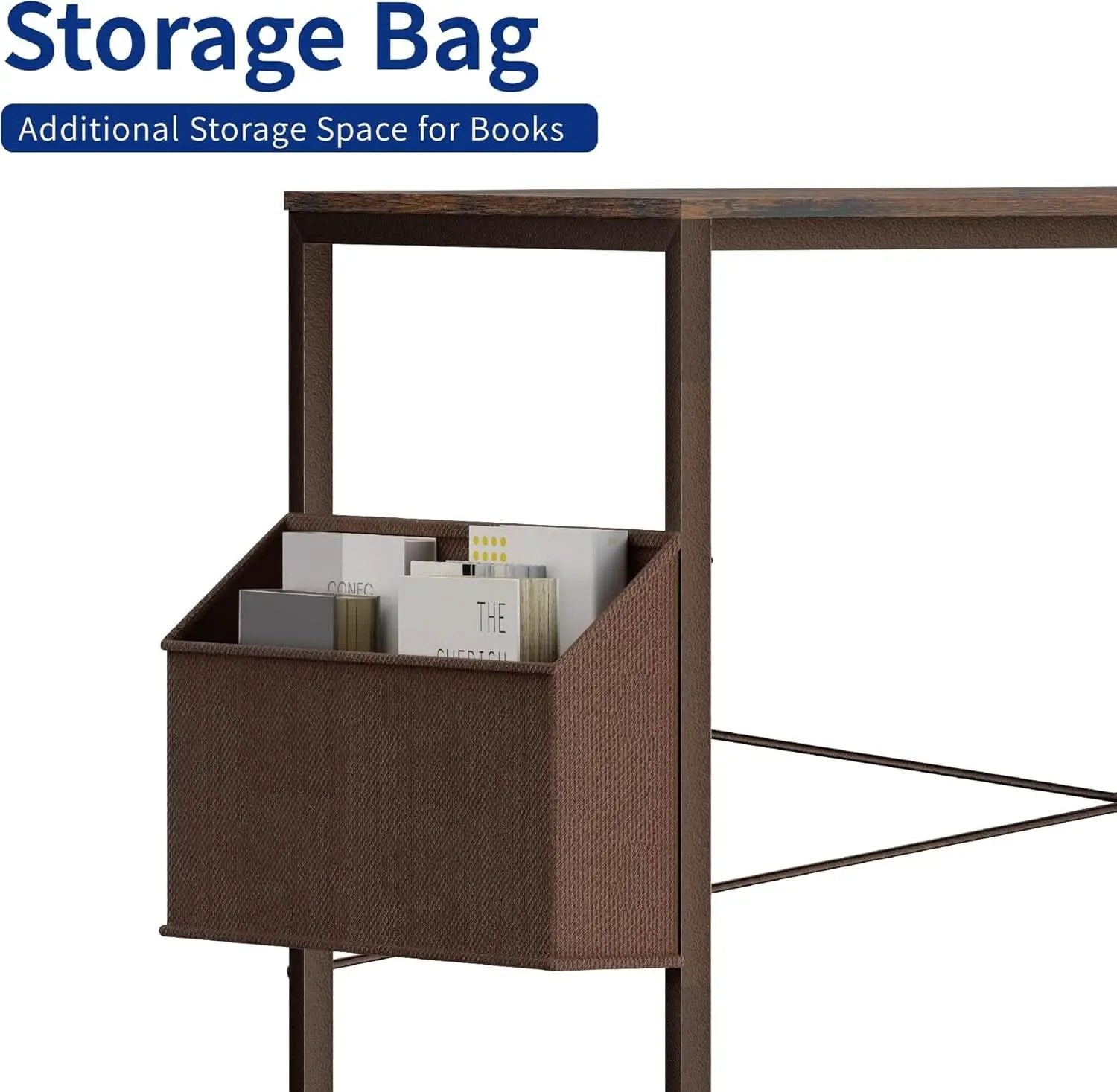 32 Inch Computer Desk For Small Spaces With Storage And Headphone Hook from PriceLows™