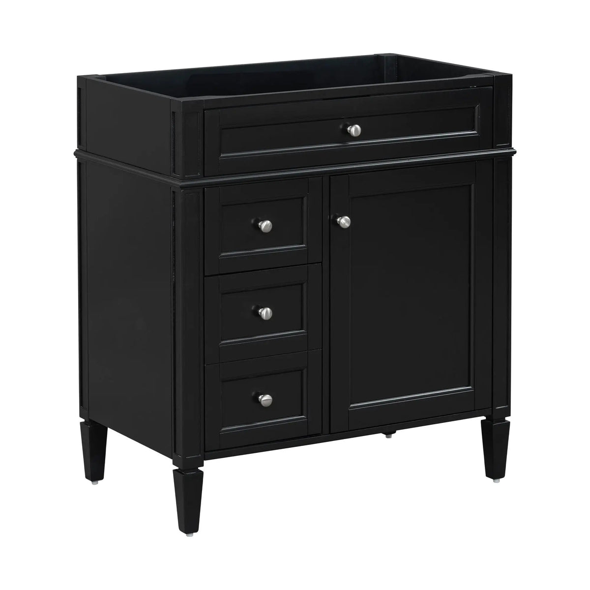 Bathroom Vanity | 3 Drawers | Blue Finish | Tip Out