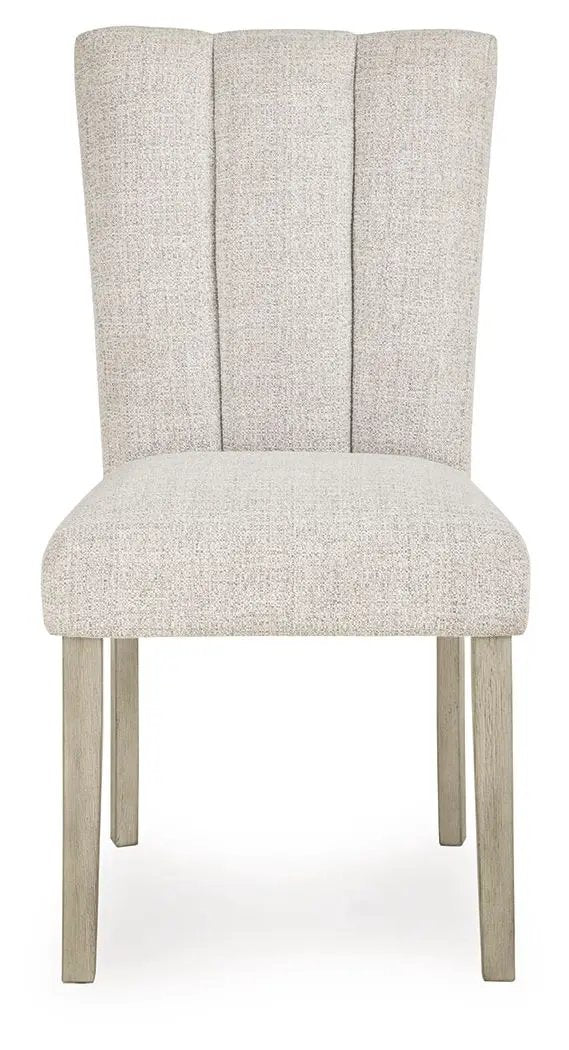 Larawyn Dining Side Chairs | Set Of 2 | Bisque | Upholstered Seats