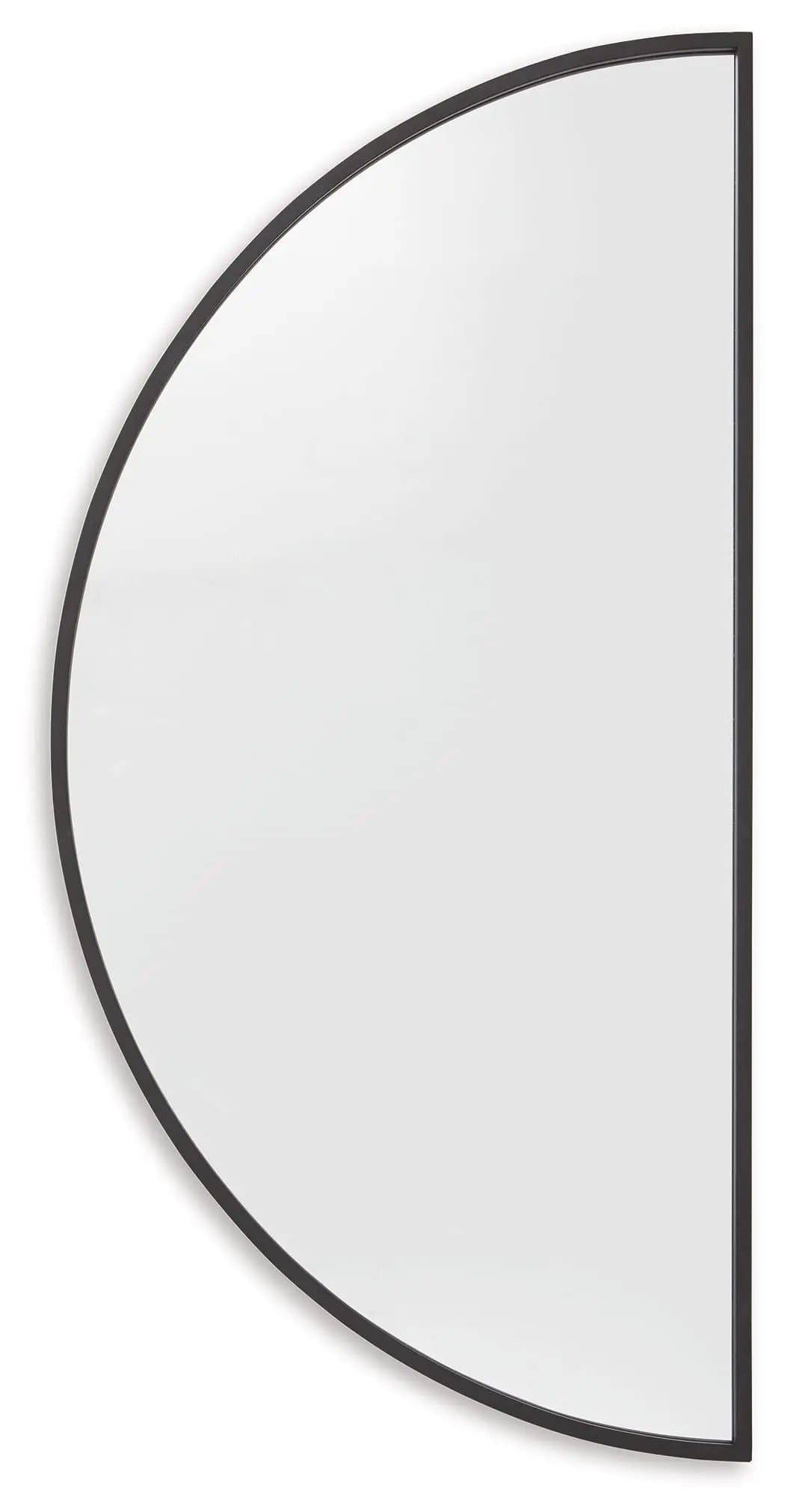 Denlow Accent Mirror | 50 x 1.13 x 25.13 in | Metal | Black