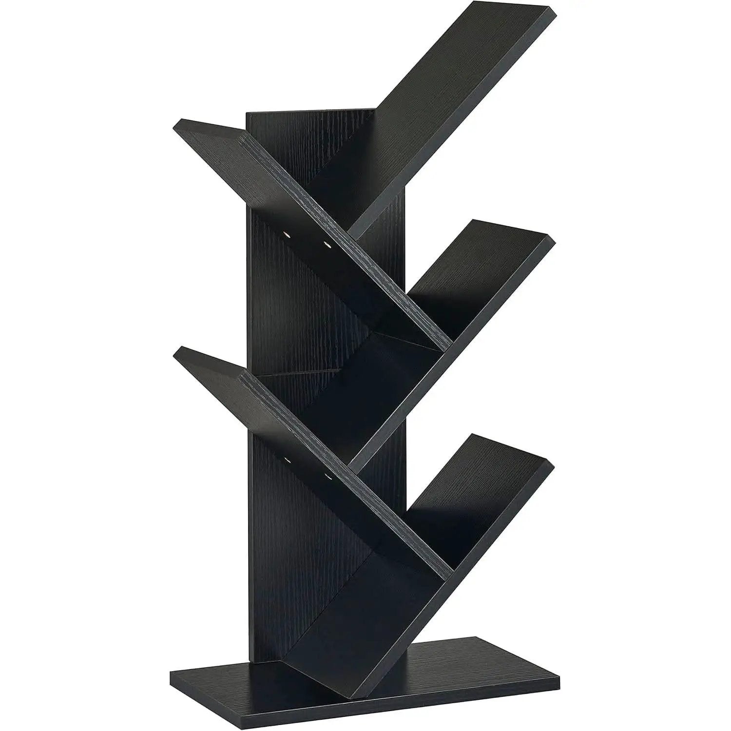 4 Tier Tree Bookshelf Floor Standing Bookcase Home from PriceLows™