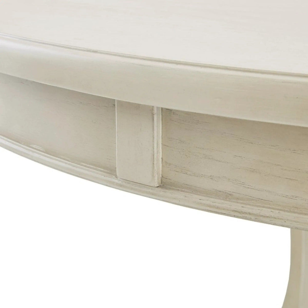 Classic Round Dining Table | 44 x 44 x 30.25 in | Solid Wood & Veneer | Dining Room