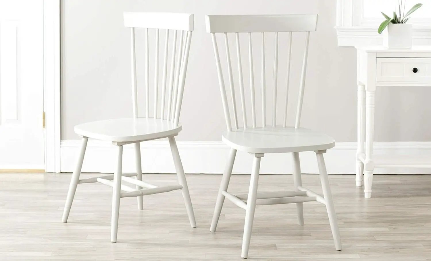 Parker Parkse Off White Side Chair Set Of Two Dining Chairs from PriceLows™
