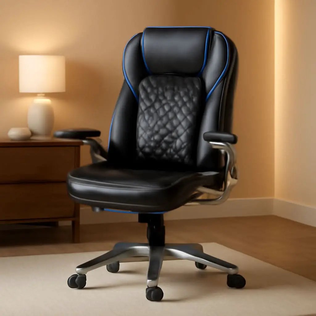 Ergonomic High Back Leather Office Chair For Home Use from PriceLows™