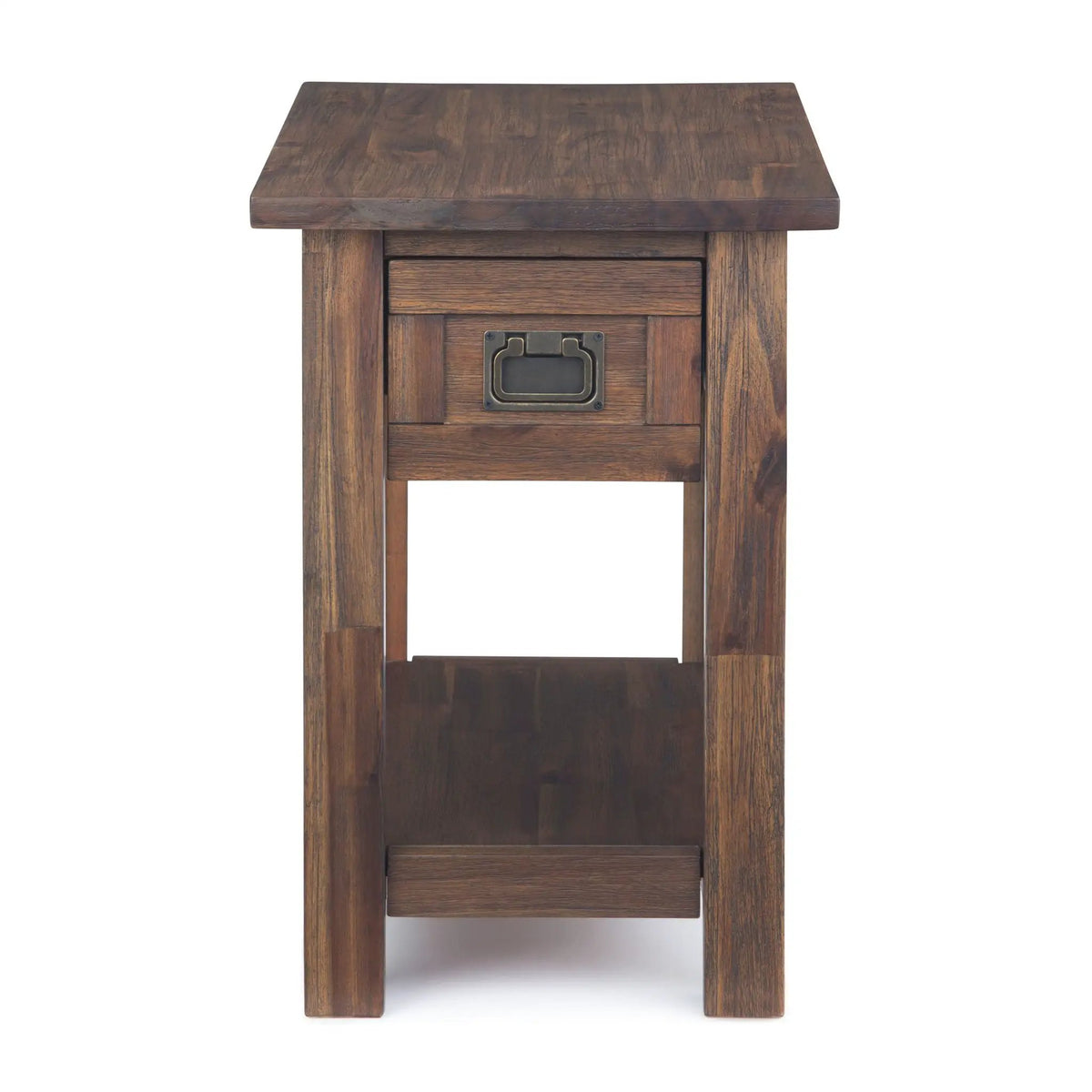 Monroe Handcrafted Side Table | Solid Acacia Hardwood | NC Lacquer Finish | 38 Inch Square