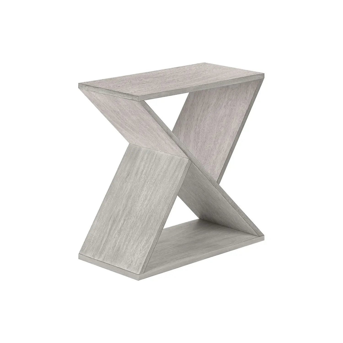 Accent Side Table | 24 Inch High | Veneer Finish | Modern Nightstand