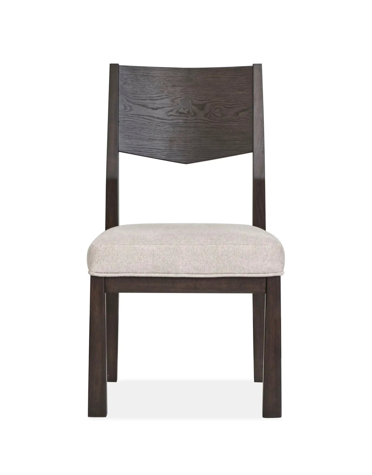 Tauren Side Chairs | Set Of 2 | Solid Back | Coffee Bean Finish