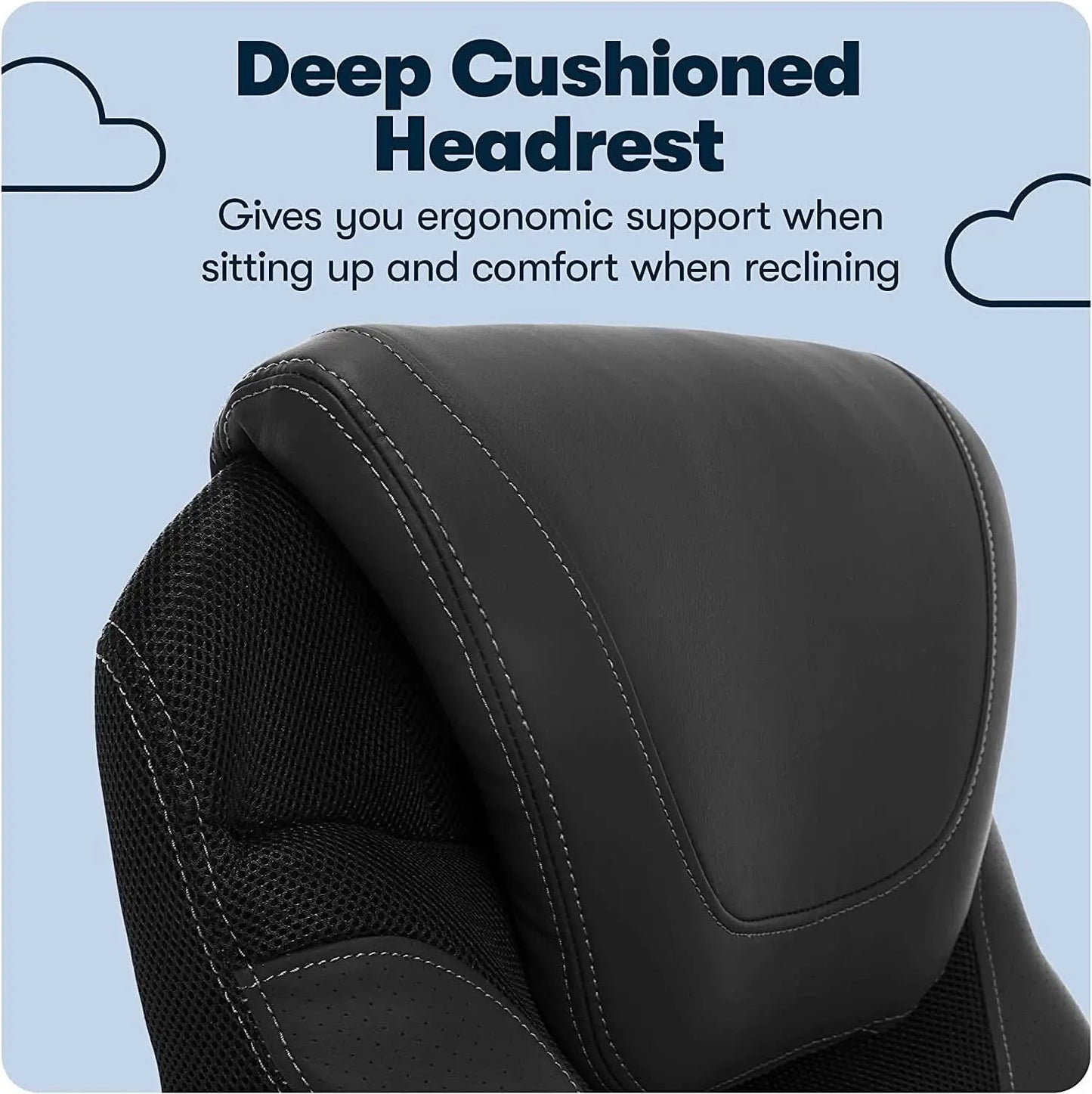 Ergonomic Executive Chair Bonded Leather With Air Lumbar from PriceLows™