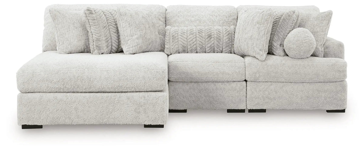 Cuddle Plush Sectional | Double Chaise | Ultra Soft Upholstery | 125 Inch Length
