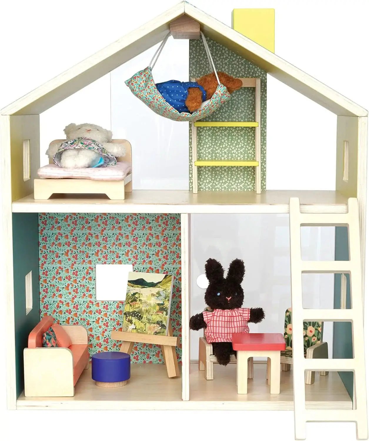 Wooden Playhouse With Loft For Kids 3 Years And Up from PriceLows™