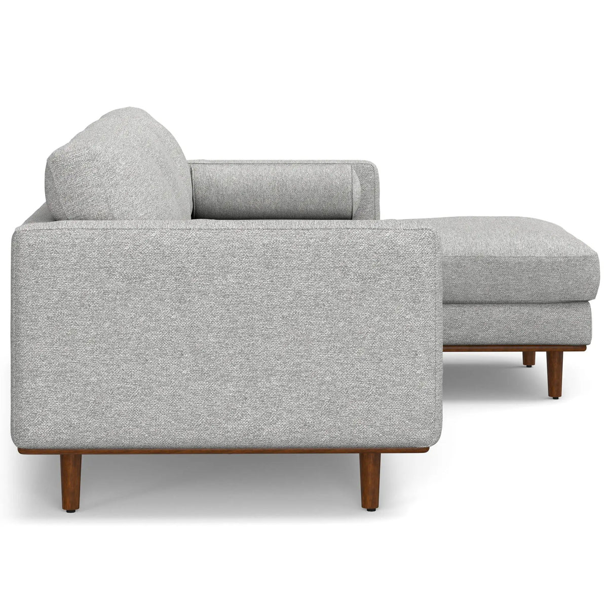 Morrison Upholstered Sectional Sofa | Genuine Aniline Leather | Chaise Cushions | 102.2 Inch Length