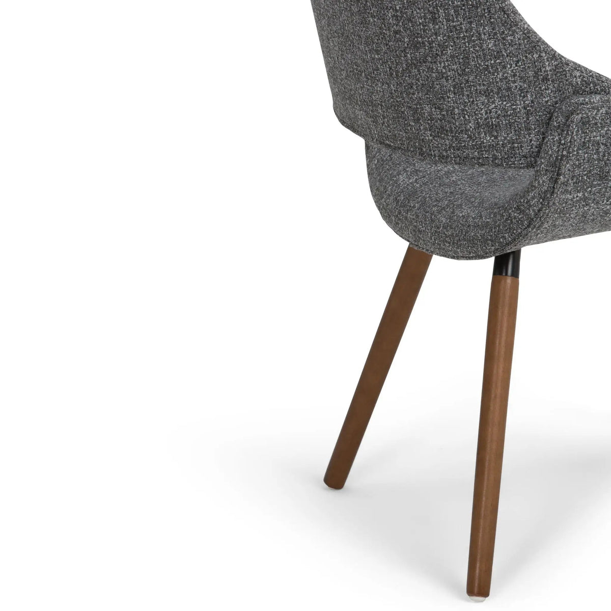 Malden Upholstered Bentwood Dining Chair | Mid Century Modern | Solid And Engineered Wood | High Density Foam