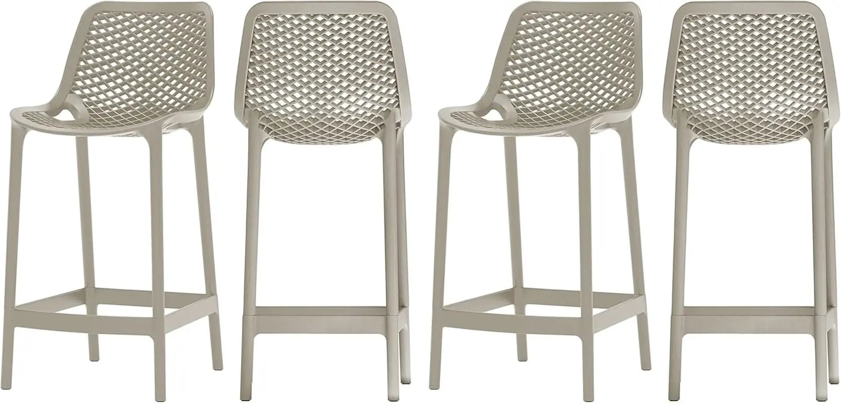 Contemporary Weather Resistant Outdoor Patio Stool Set from PriceLows™