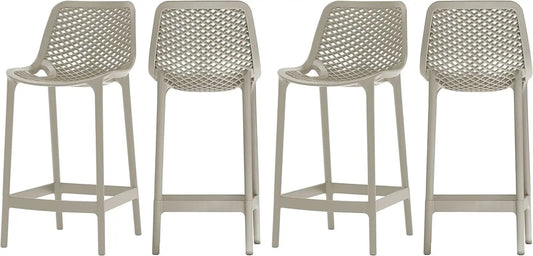 Contemporary Weather Resistant Outdoor Patio Stool Set from PriceLows™