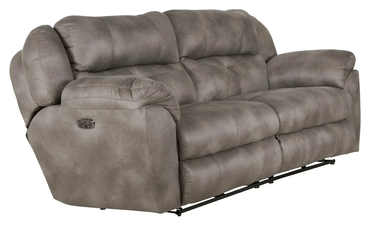 Ferrington Power Lay Flat Reclining Sofa with Power Adjustable Headrest & Lumbar | 2 Pieces | Polyester & Fabric | Living Room