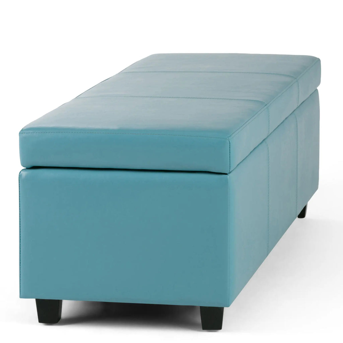 Storage Ottoman Bench | Solid Wood Frame | High Density Foam