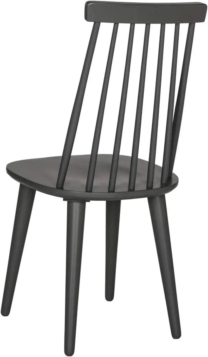 Burris Farmhouse Spindle Side Chair Natural White Set Of 2 from PriceLows™