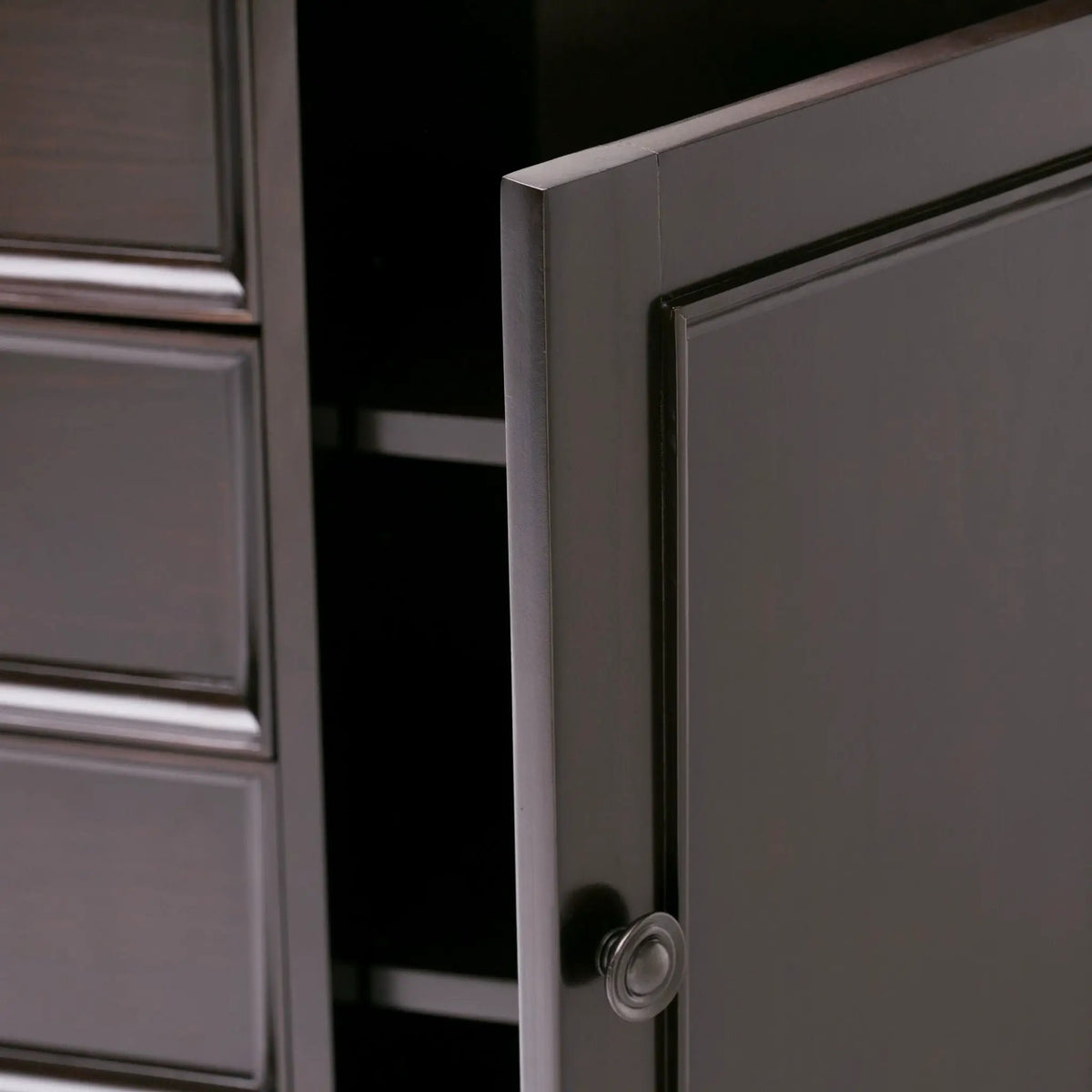 Amherst Storage Cabinet | Medium Handcrafted Solid Wood | NC Lacquer Finish | Multipurpose Storage