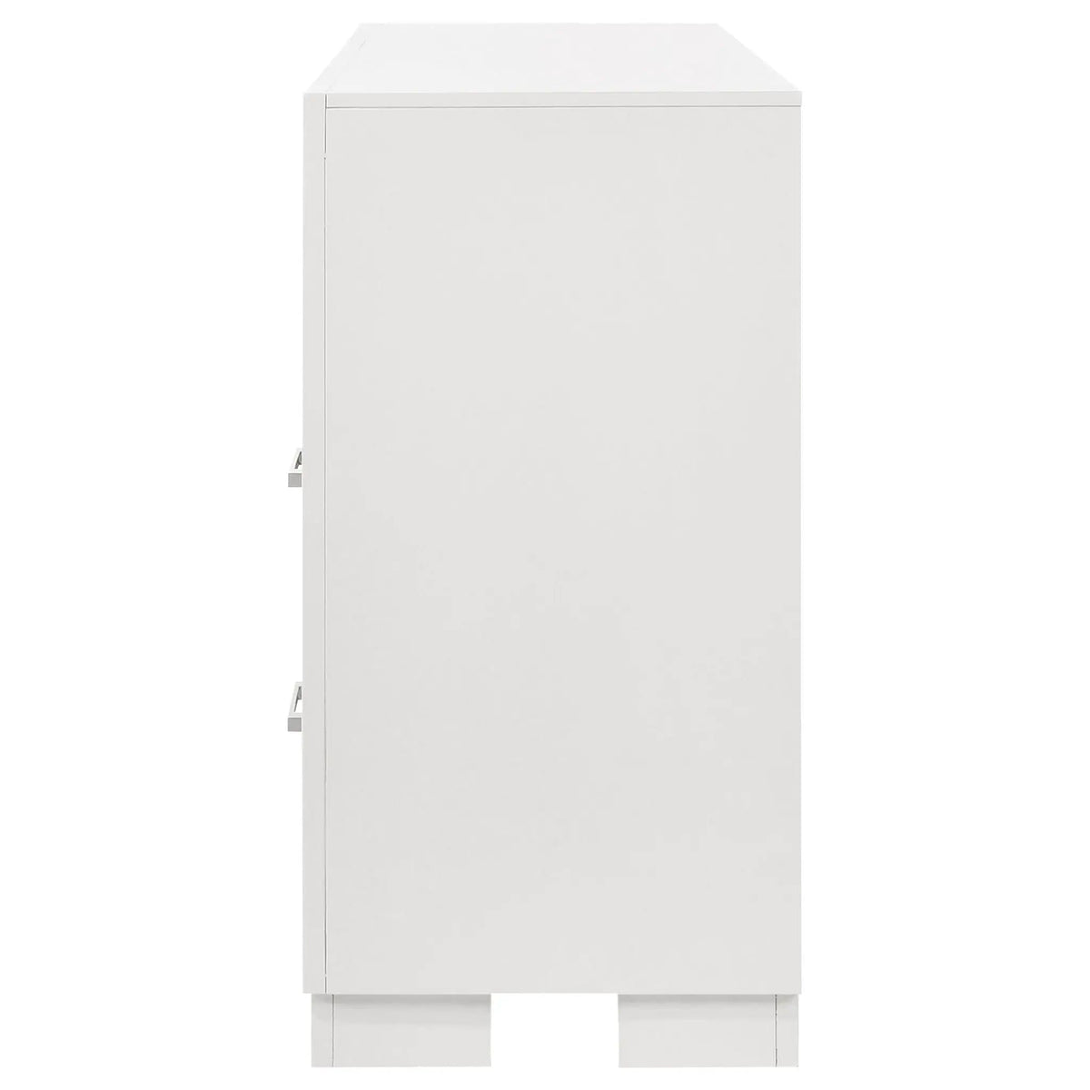 Jessica 6-drawer Dresser Snow | 64 x 16.25 x 32.5 in | Wood | White