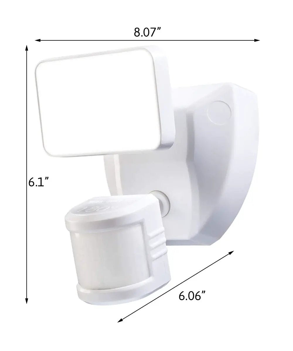 Led Motion Sensor Flood Light | 180 Degree | Voice Activated | White