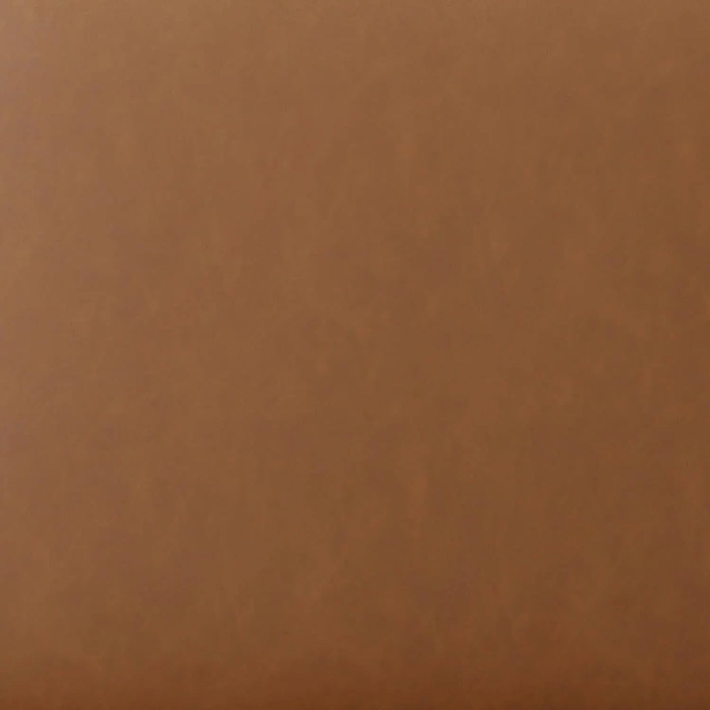 19-Inch Round Caramel Faux Leather Ottoman Footrest from PriceLows™