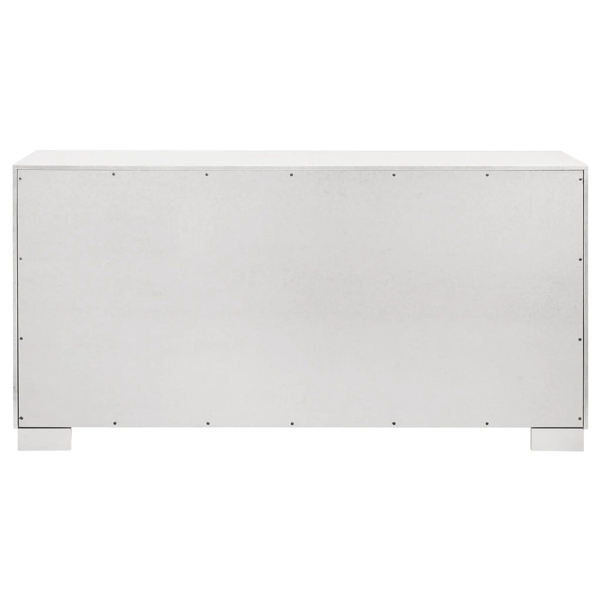 Jessica 6-drawer Dresser Snow | 64 x 16.25 x 32.5 in | Wood | White