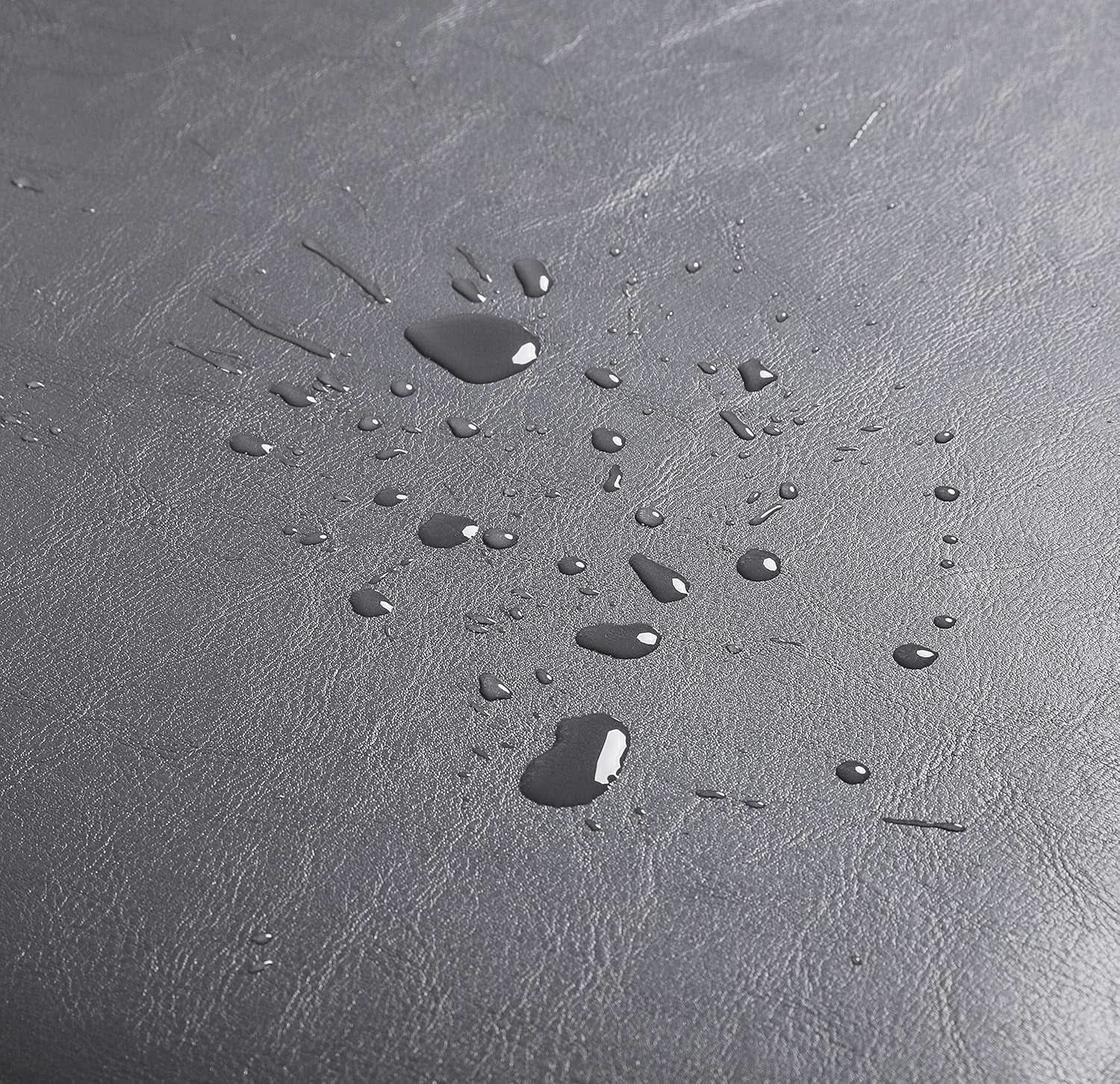 Gray Faux Leather Dining Chairs Set Of 4 With Waterproof Surface from PriceLows™