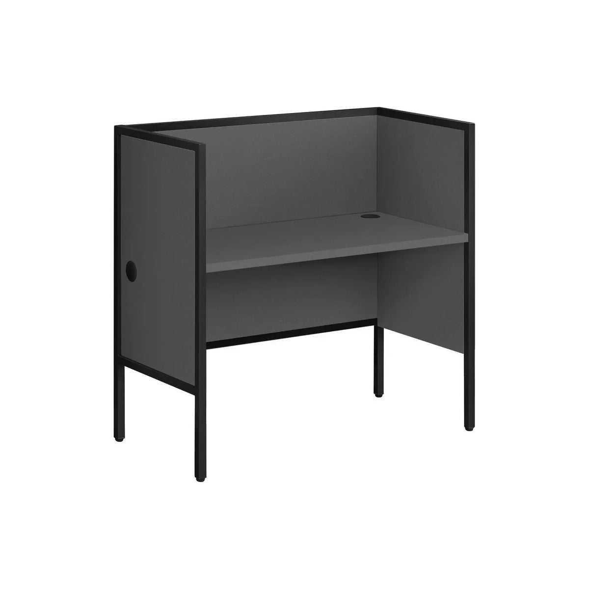 Commercial Office Cubicle Desk | 48 Inch Workstation | ANSI/BIFMA Standards | Space-Saving Features