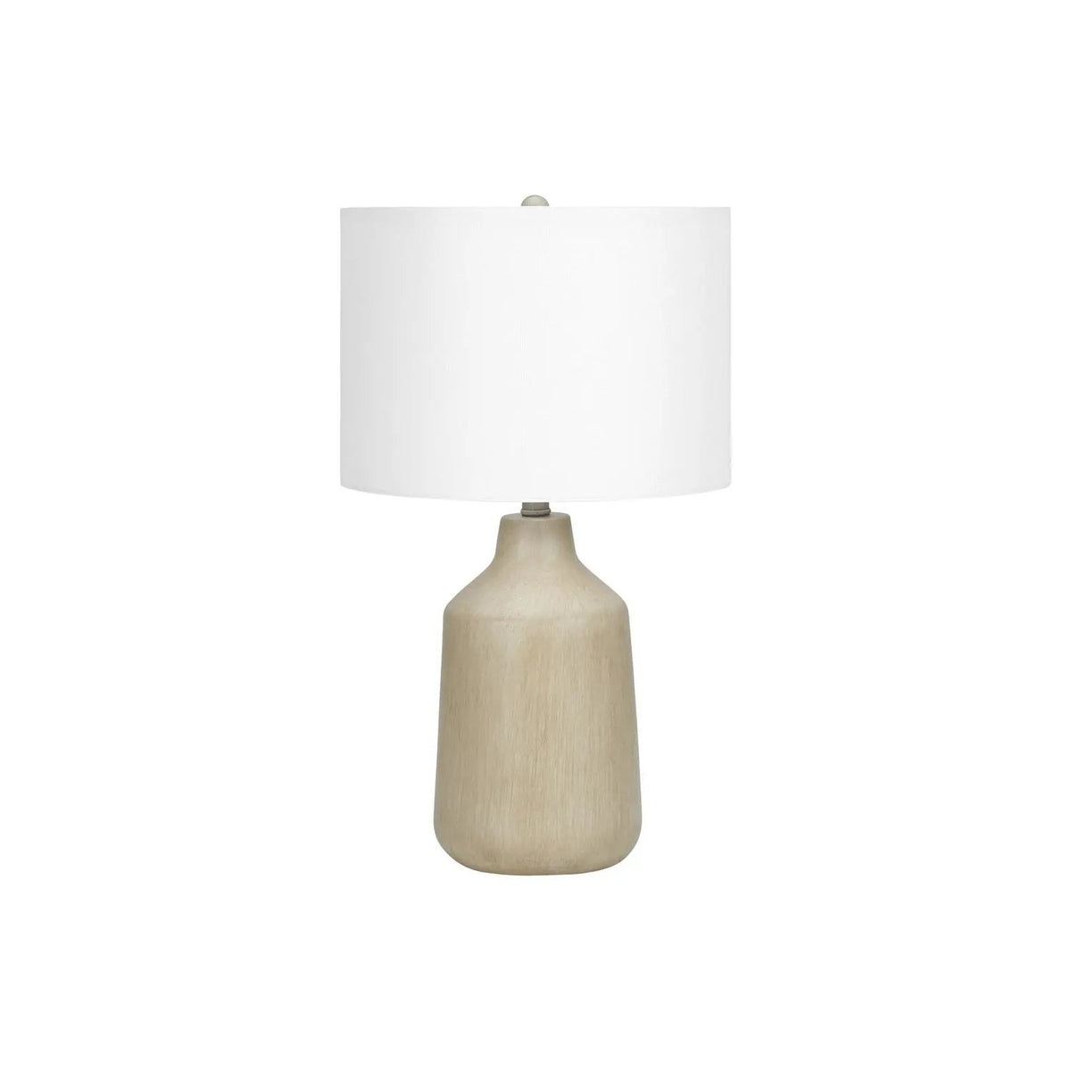 Concrete Table Lamp | Vintage Contemporary Design | 24 Inch Height | 3-Way Rotary Switch