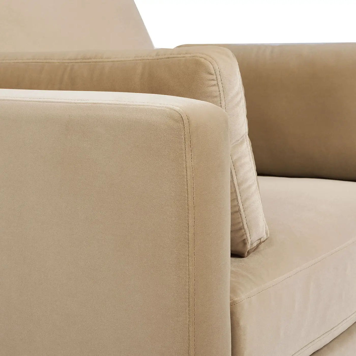 Knox Modern Farmhouse Arm Chair | Feather-Down Wrapped Cushions | Reversible Back And Arm Cushions | Durable Upholstery