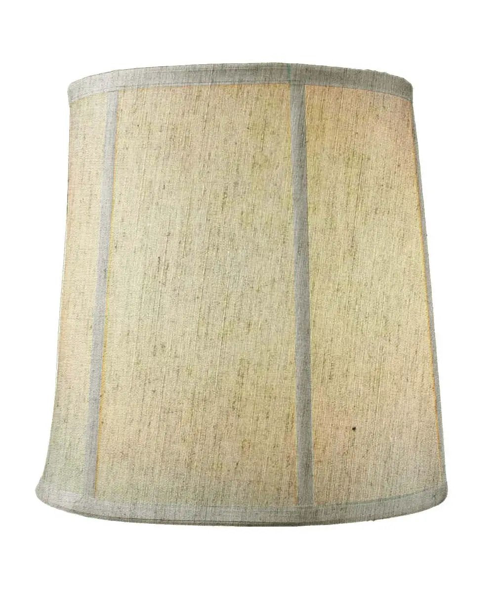 Tall Drum Lamp Shade | 14X16X17 Inch | Textured Oatmeal Fabric