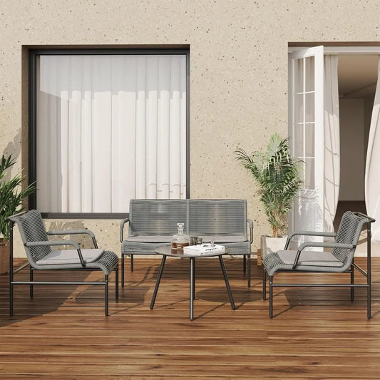 Stylish Four Piece Patio Furniture Set for Outdoor Comfort from PriceLows™