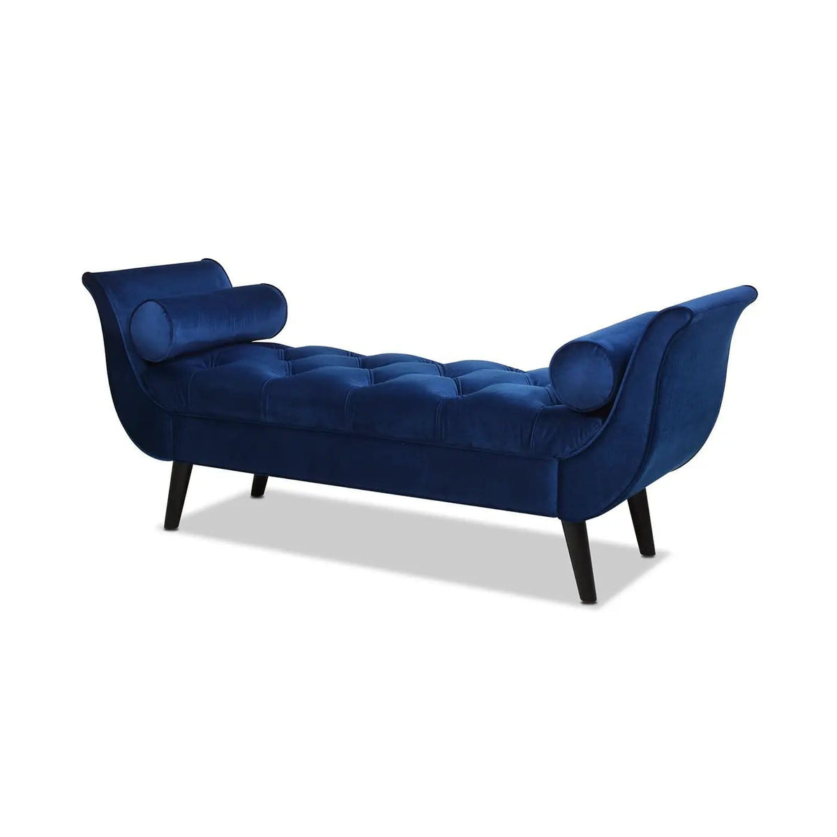 Alma Tufted Flared Arm Entryway Bench | 3 Pieces | Solid Wood | Home