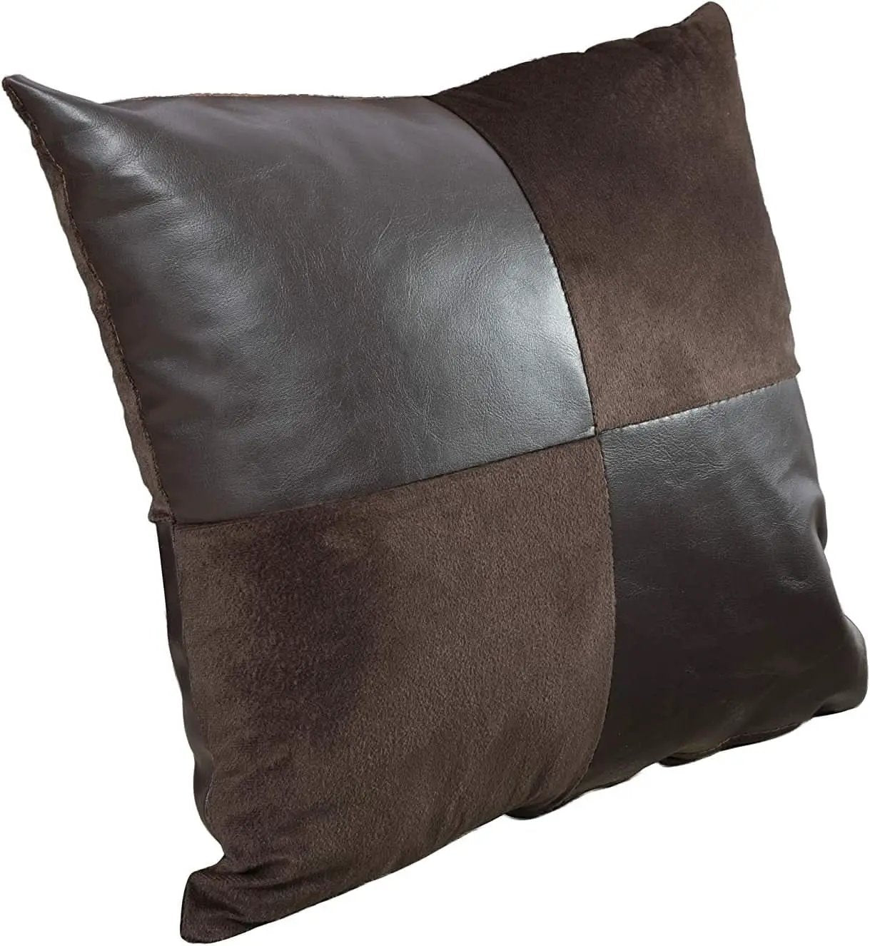 3-Piece Contemporary Sectional Sofa With Chaise And Storage Ottoman Chocolate from PriceLows™