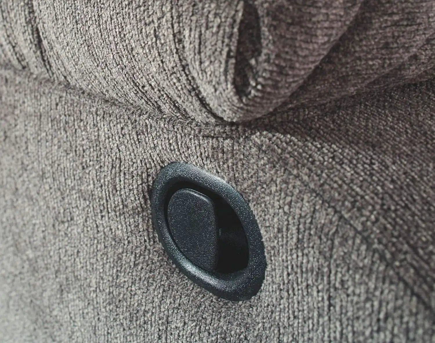 Dark Gray Rocker Recliner With Waterfall Back Design from PriceLows™