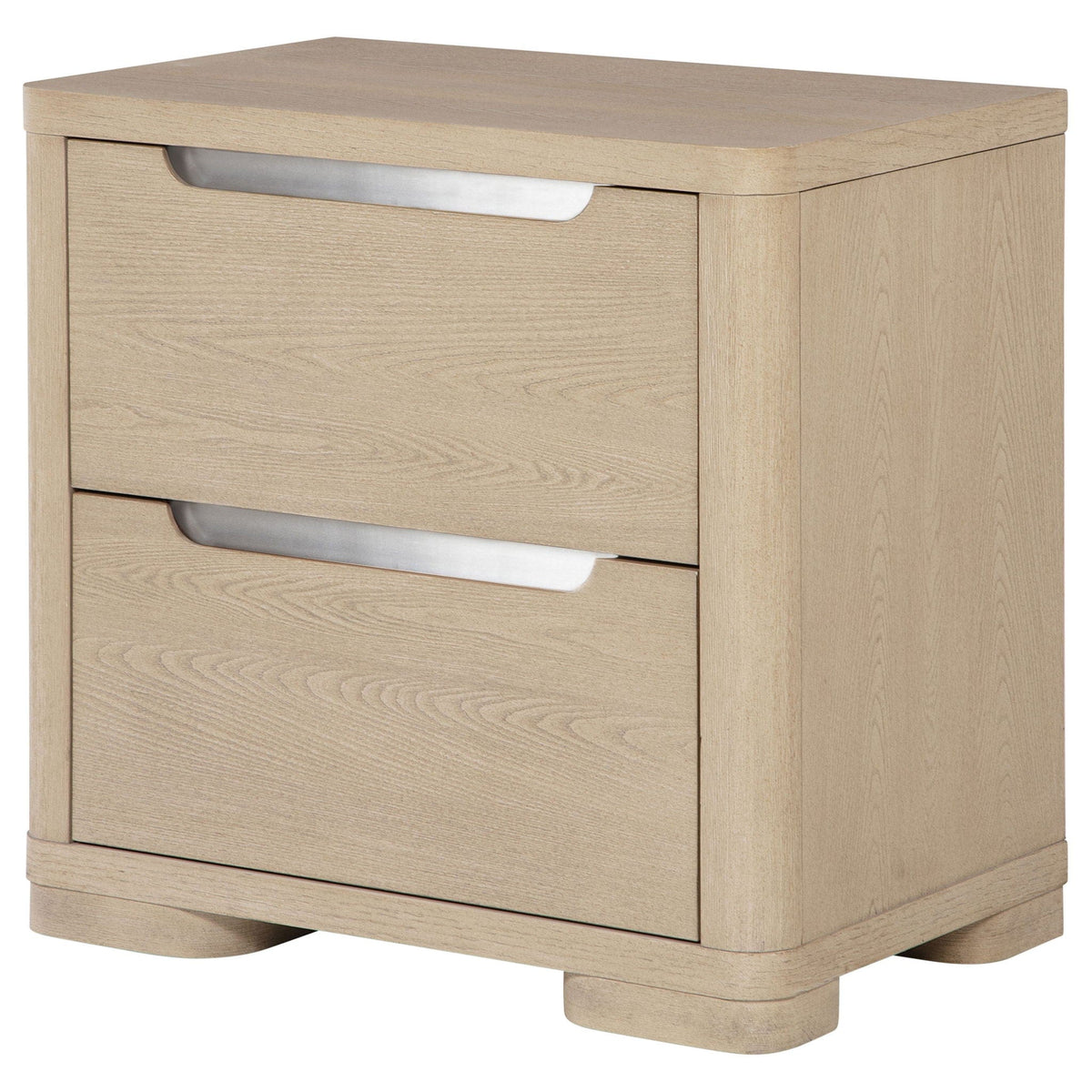 Ladera 2-drawer Nightstand Bedside Table Light Elm | 27.25 x 17 x 26.25 in | 2-Drawer | Bedroom