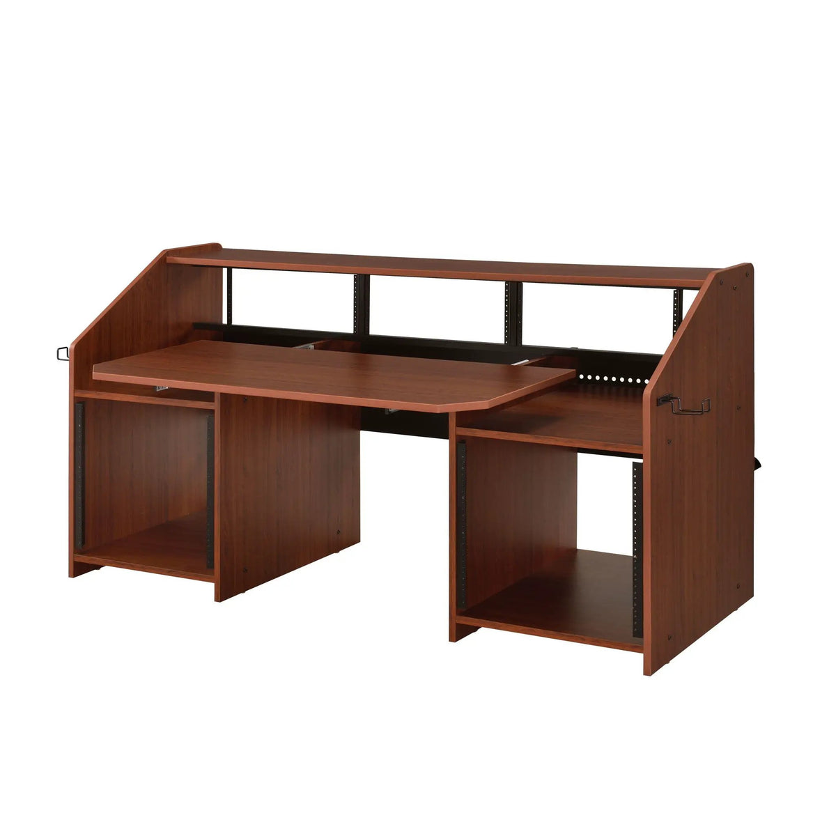 Annette Music Desk | Wood Finish | 18 Mm Thick Tabletop | Cable Management