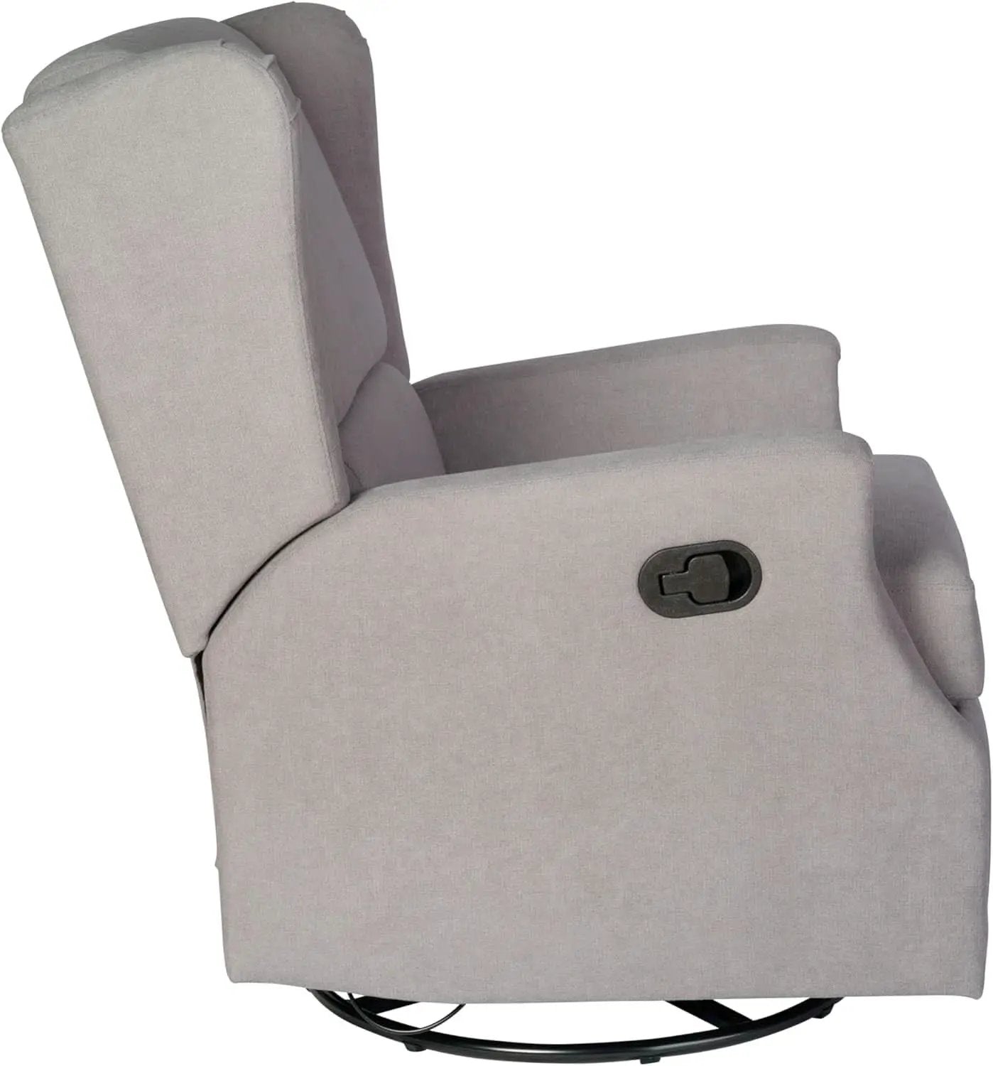 Omma Swivel Glider Rocking Recliner 360 Degree Swivel Light Gray from PriceLows™