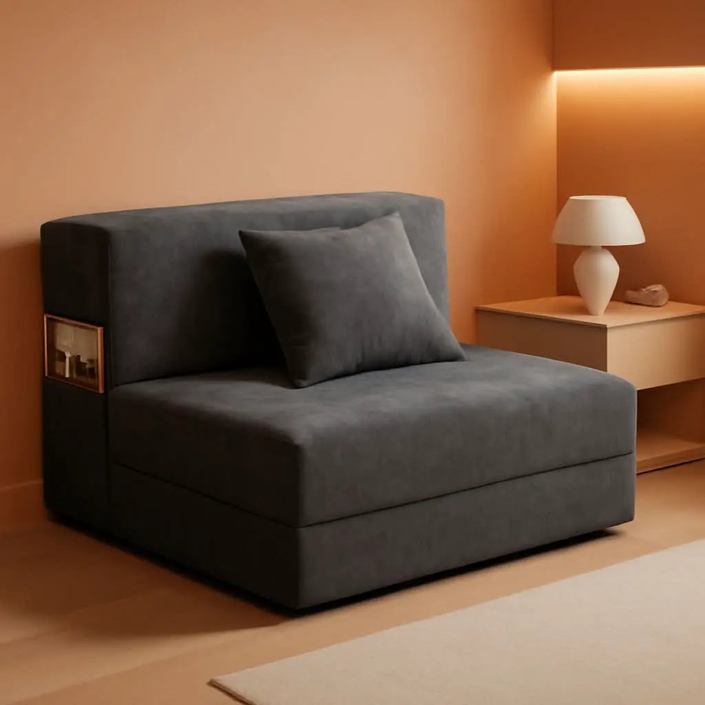 Twin Memory Foam Convertible Sofa Bed PremiumEdition from PriceLows™