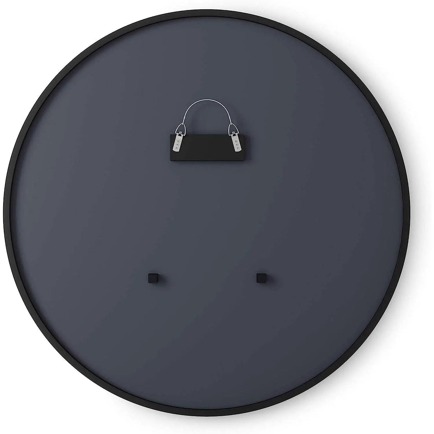 Round Rubber Wall Mirror 37 Inch Diameter With Protective Rubber Frame from PriceLows™