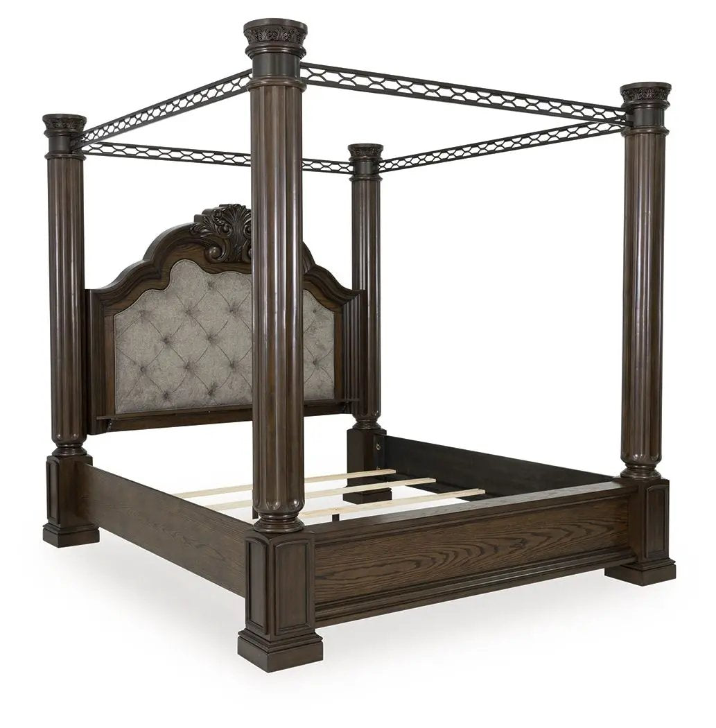 Maylee Canopy Bed | Mansion-Style Posts | Classic Refinement | Traditional Design