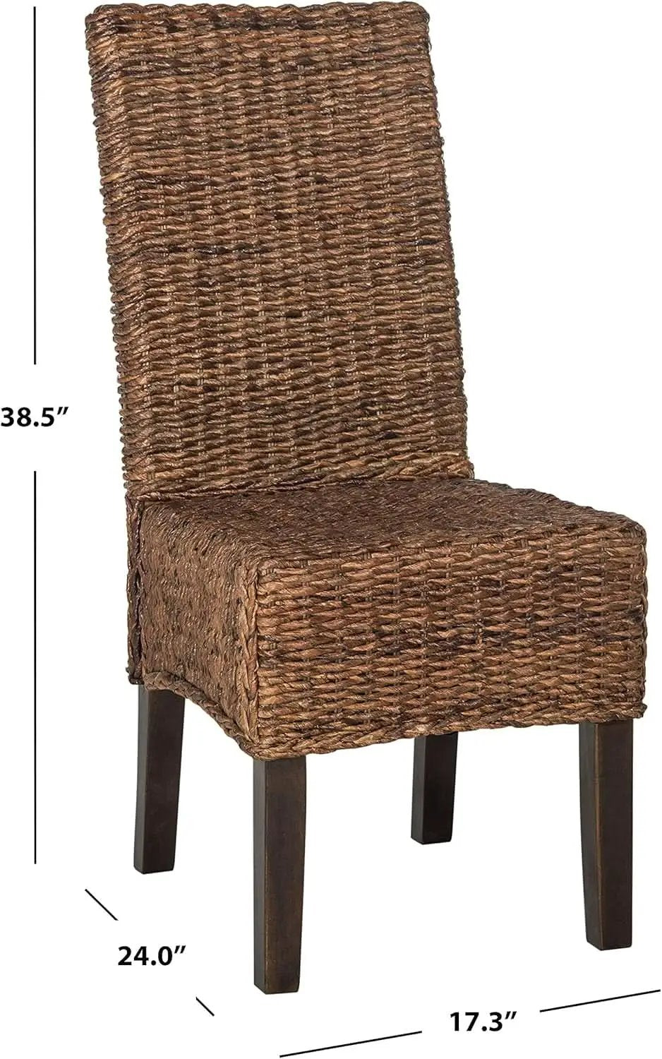 Safavieh Avita Natural Wicker 18 Inch Dining Chair from PriceLows™