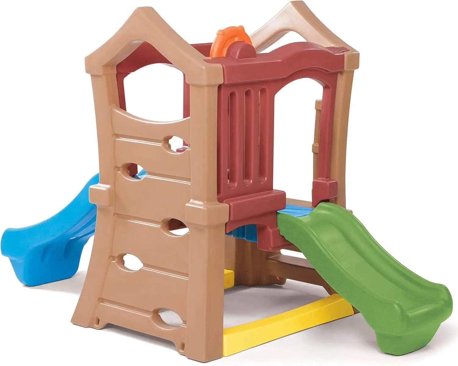 Play Up Double Slide Climber Outdoor Playset For Toddlers Ages 2 To 6 2 Slides from PriceLows™