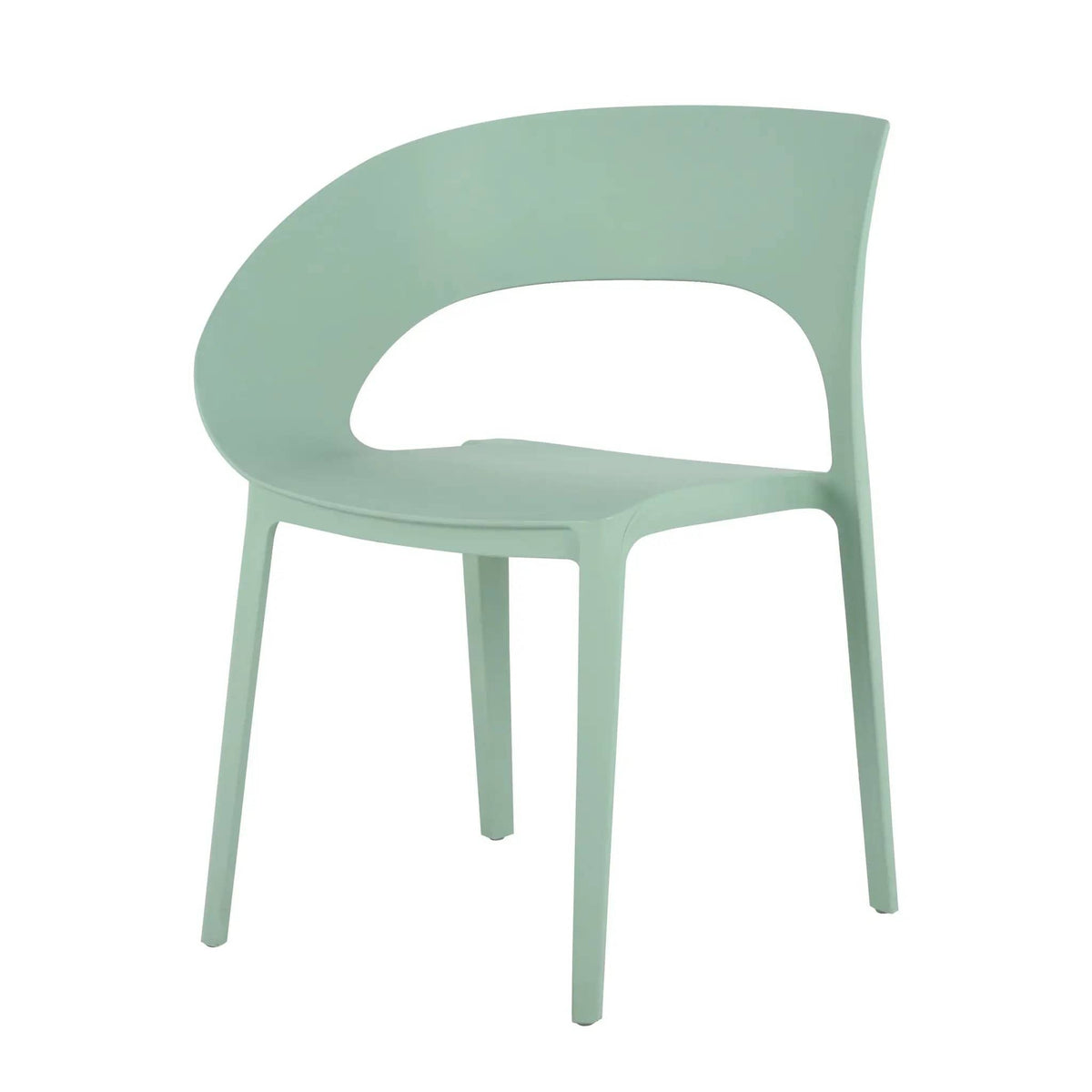 4 Piece Set Of Modern Designed Single Chairs With Round Table | 4-Piece Set | Metal | Outdoor Living
