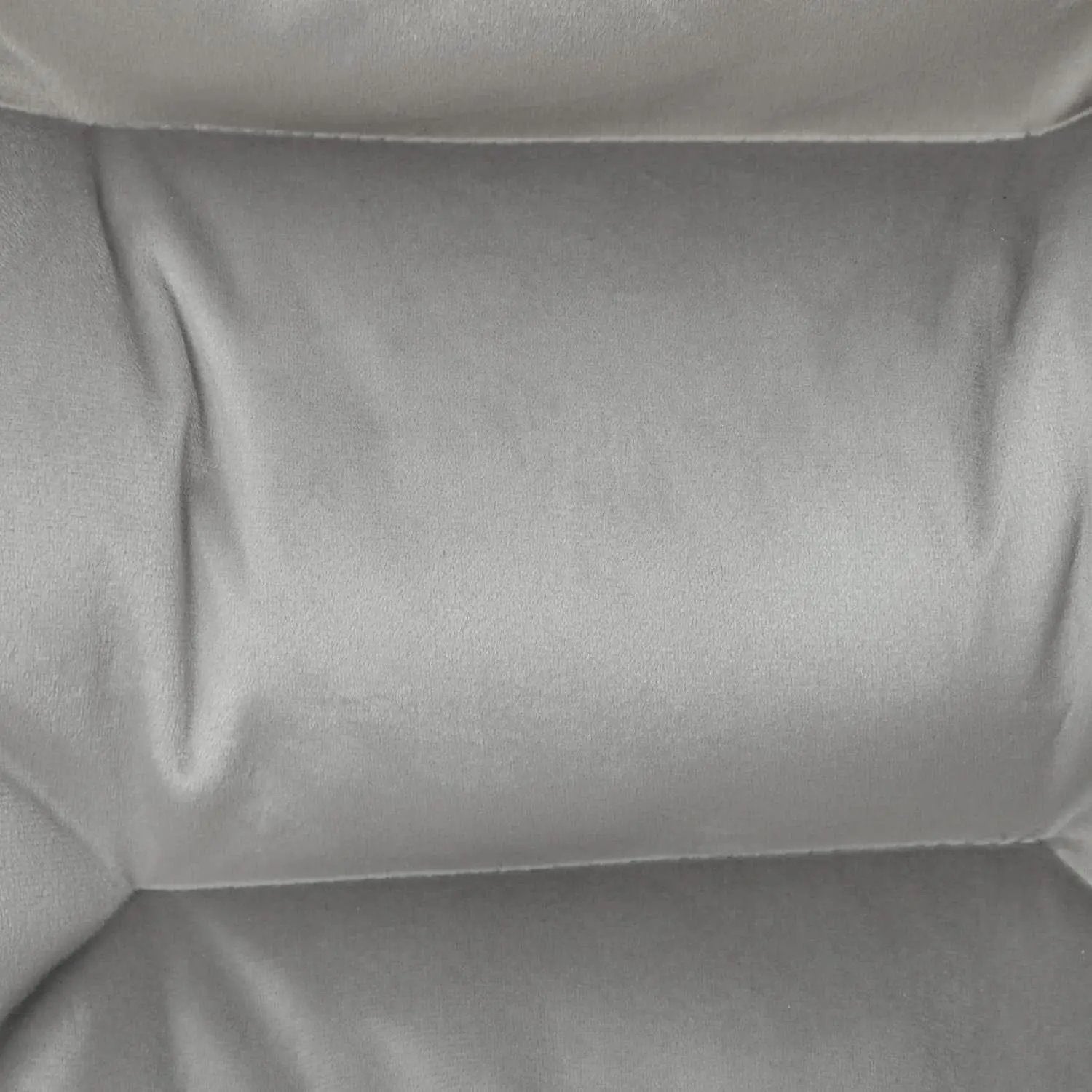 Fabric Lounge Chair With Ottoman Light Gray Overstuffed Padding from PriceLows™